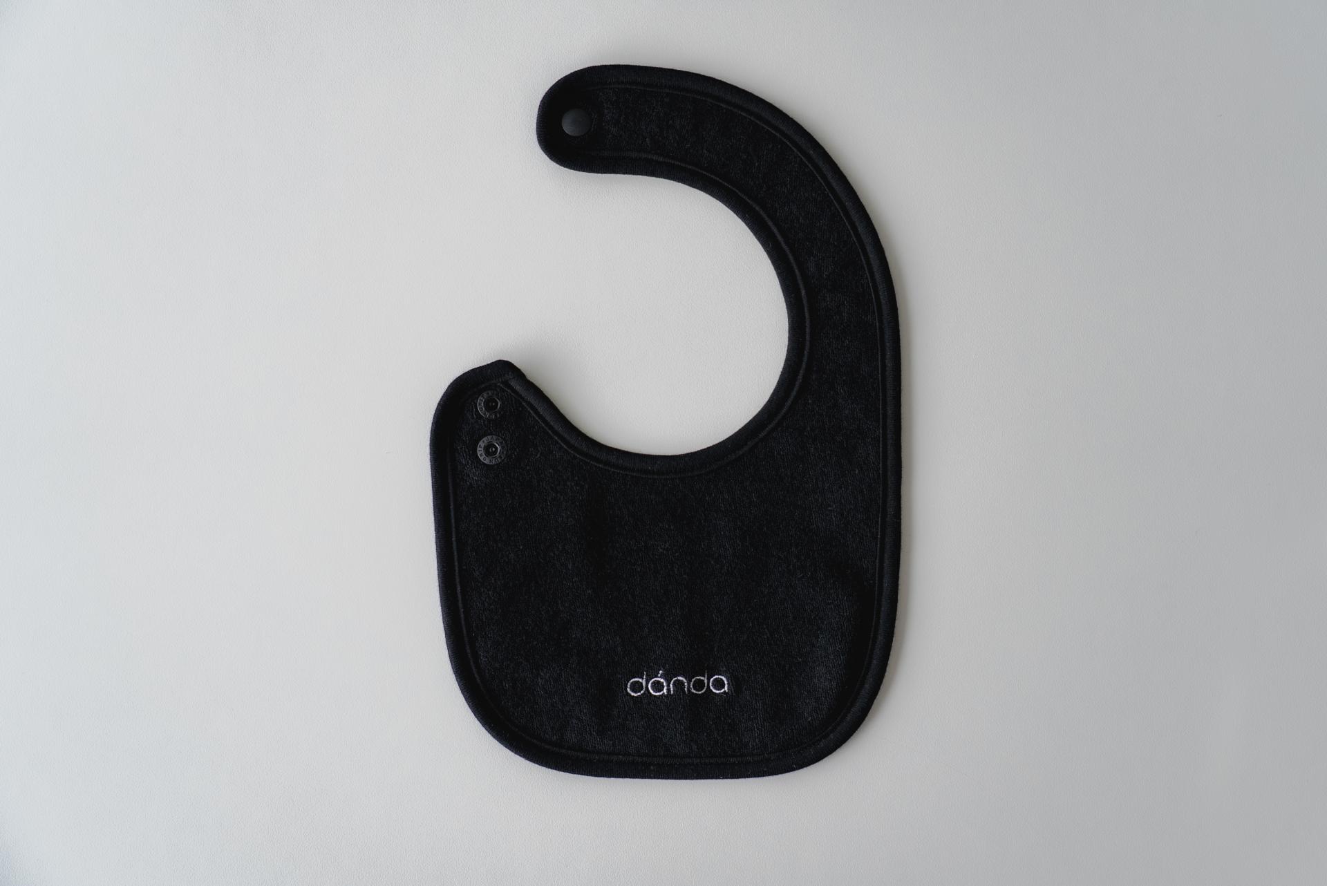 dánda terry bib (단다 테리빕) - black