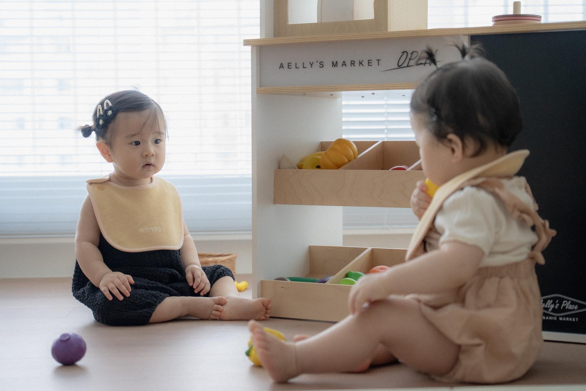 dánda terry bib (단다 테리빕) - deep yellow