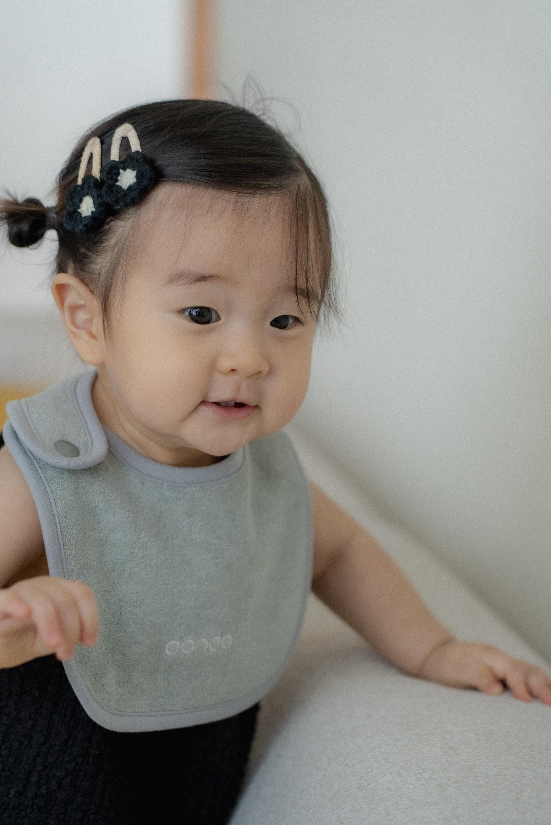 dánda terry bib (단다 테리빕) - gray