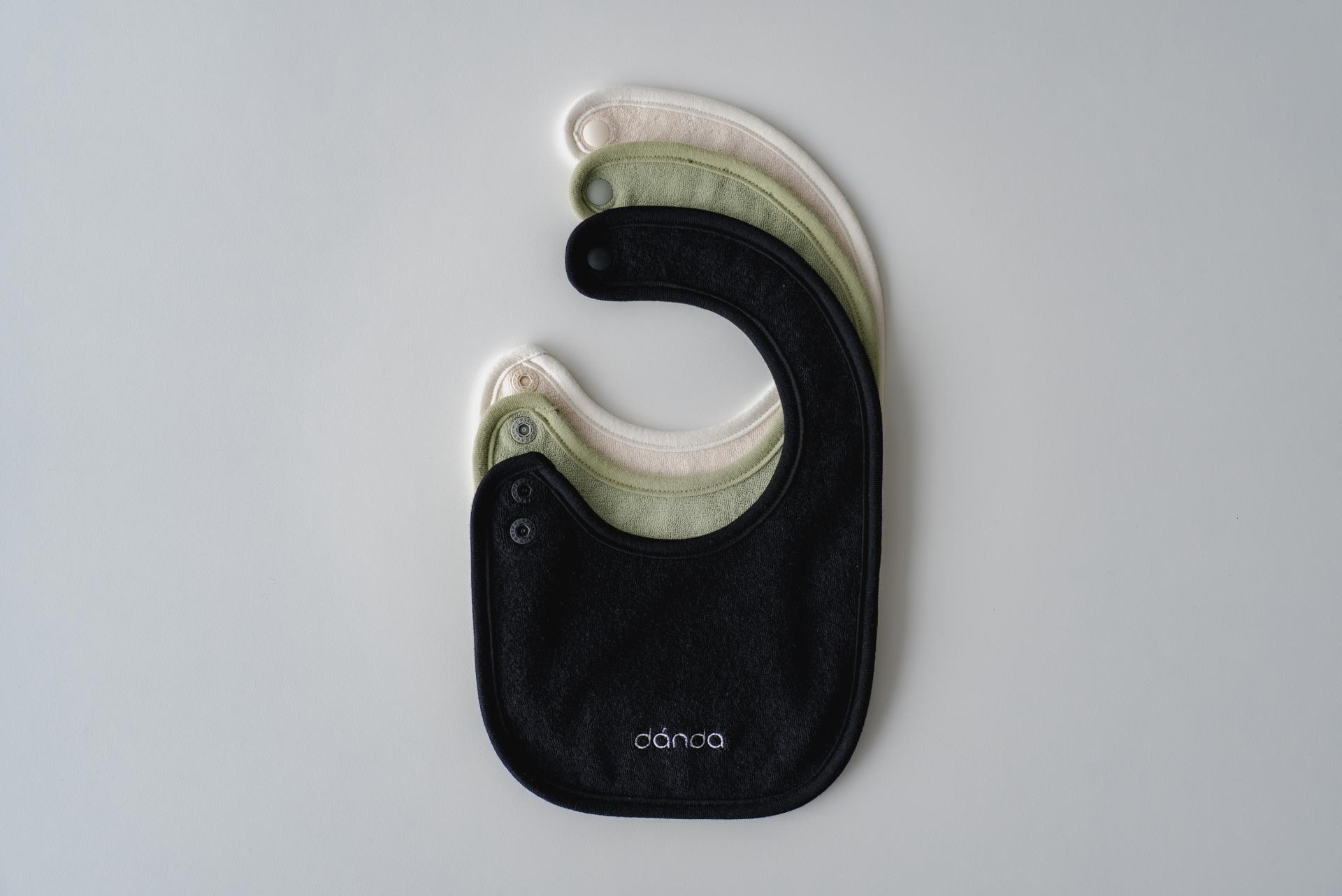 dánda terry bib (단다 테리빕) - olive