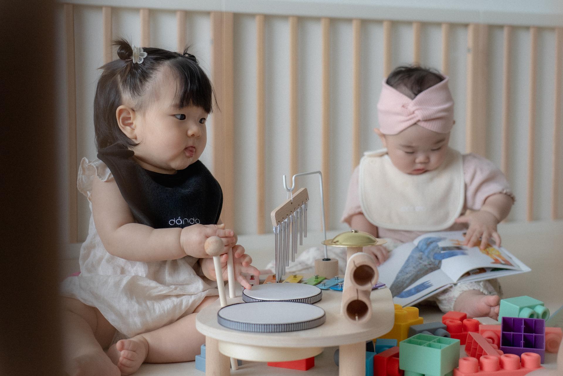 dánda terry bib 3 colors set (단다 테리빕 3종)