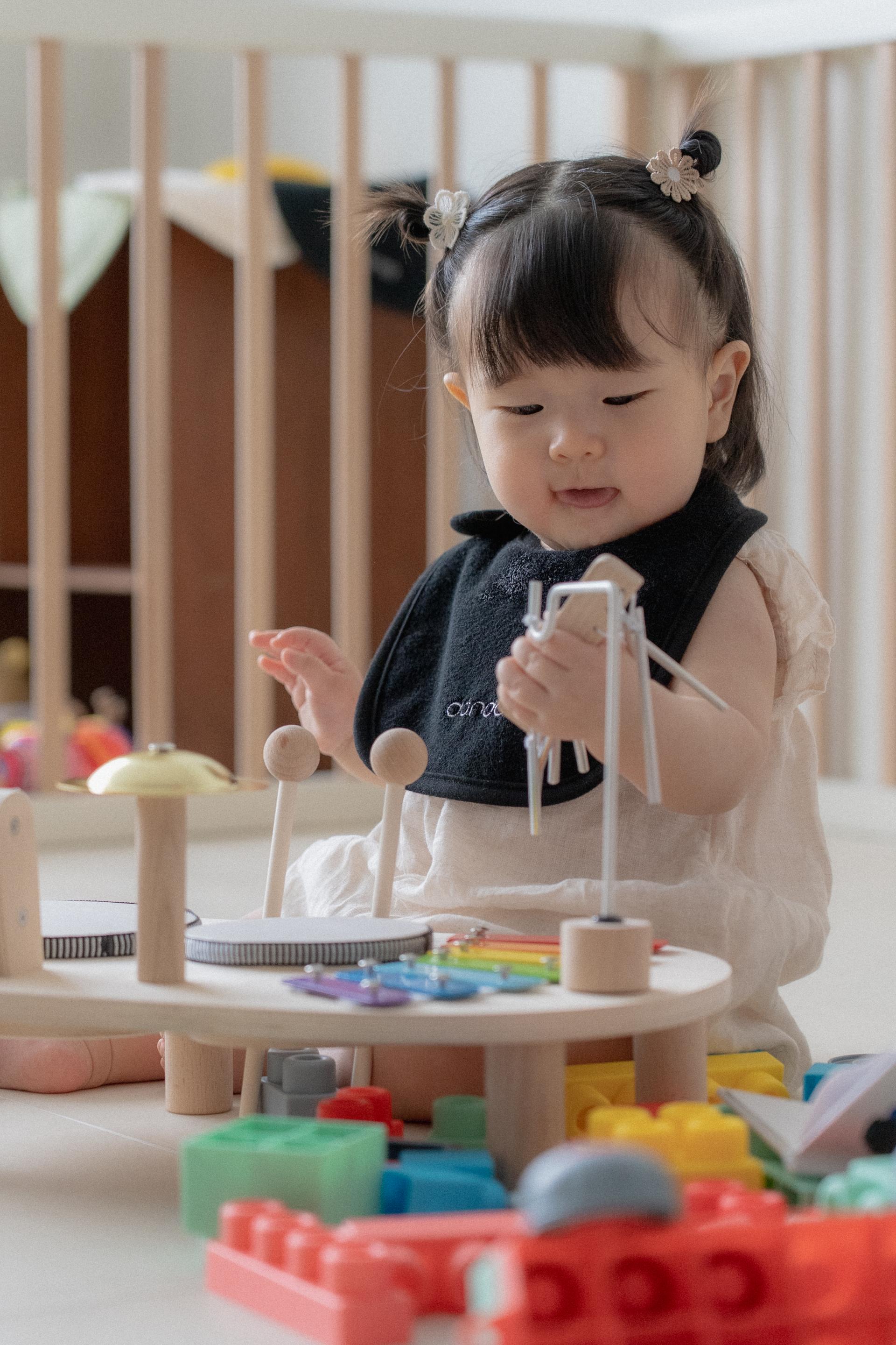 dánda terry bib (단다 테리빕) - black