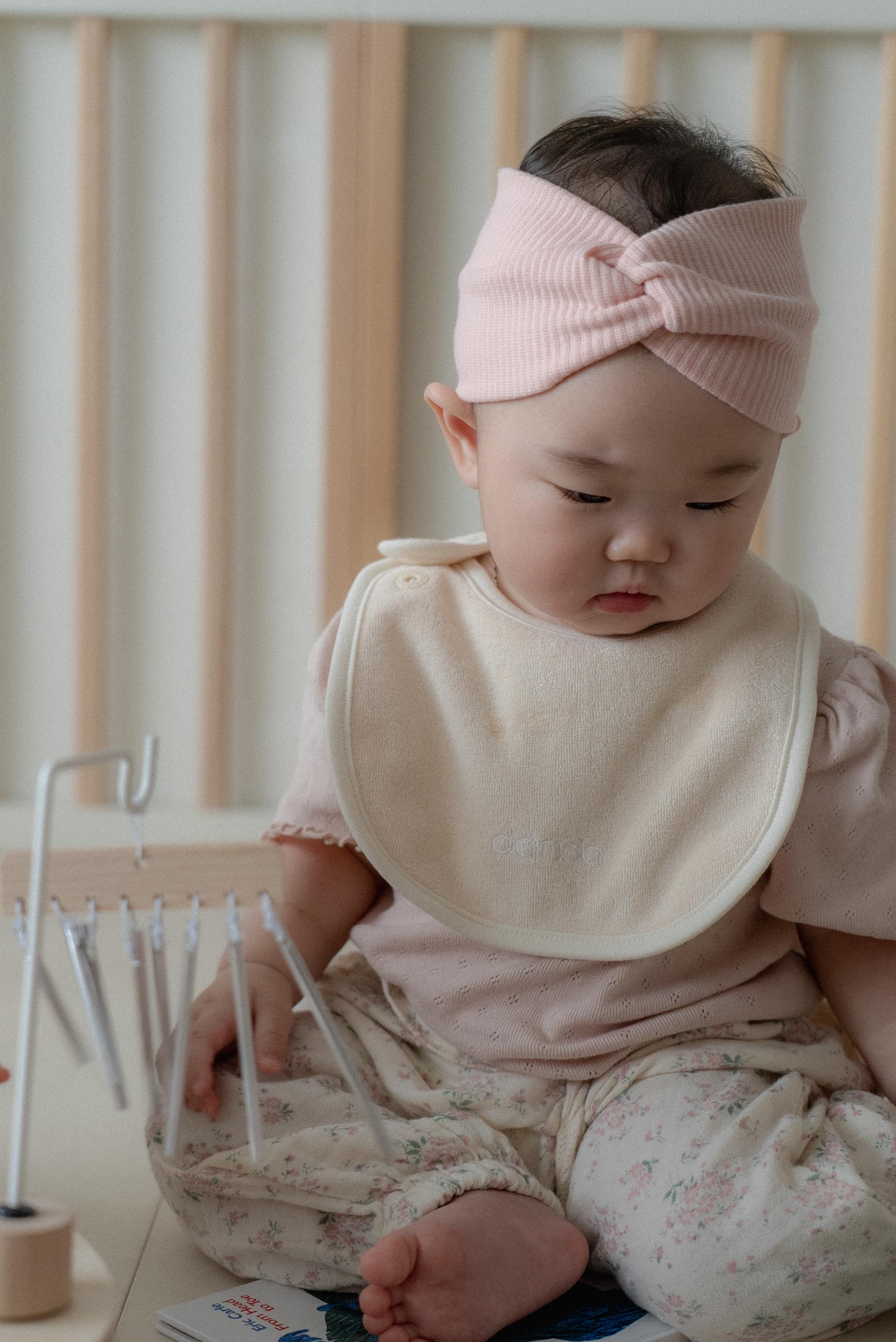 dánda terry bib (단다 테리빕) - cream