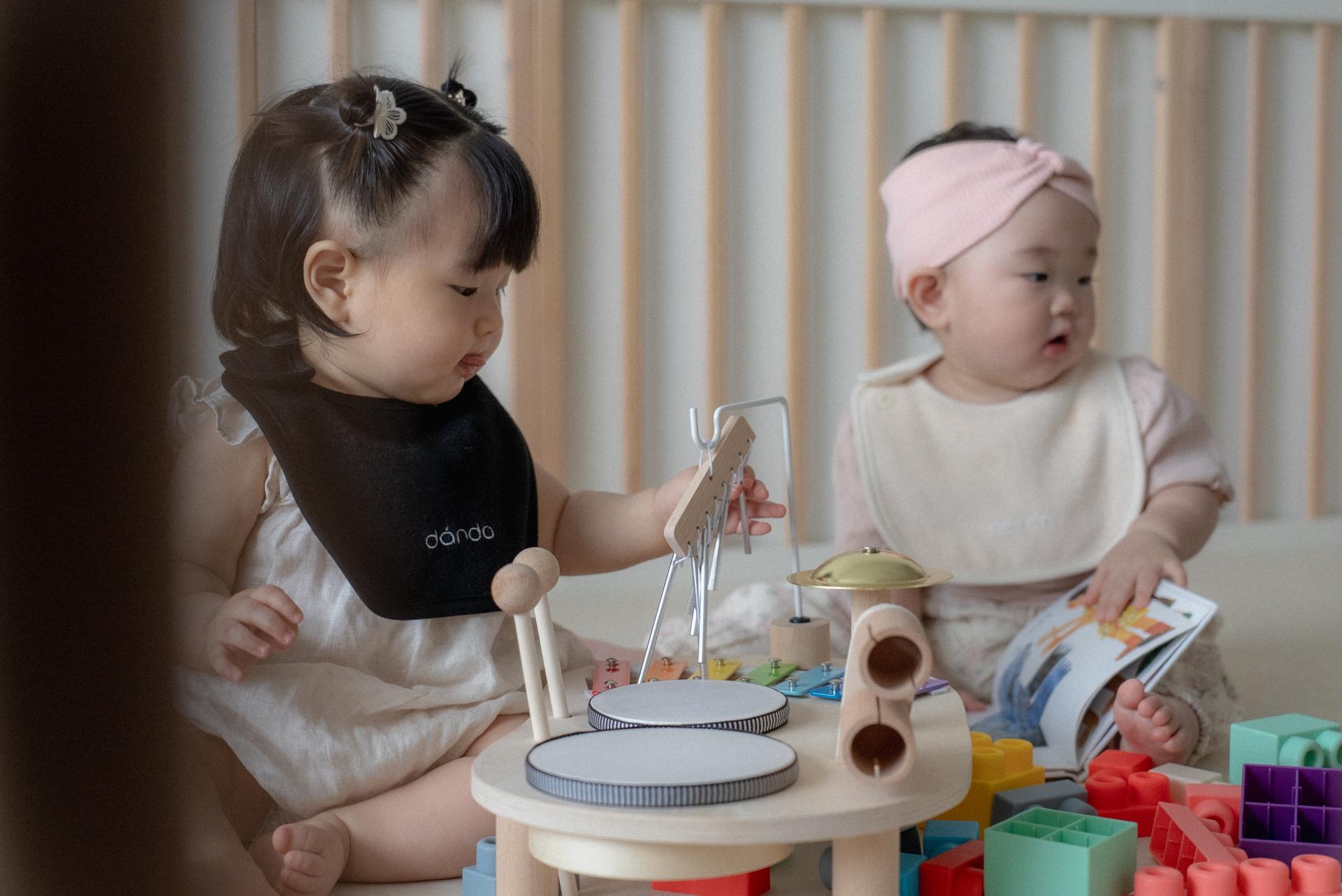 dánda terry bib 3 colors set (단다 테리빕 3종)