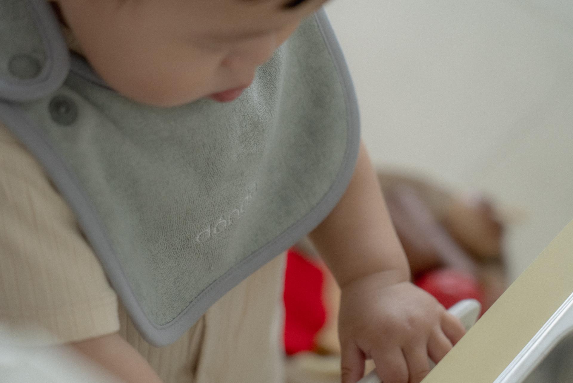 dánda terry bib (단다 테리빕) - deep yellow