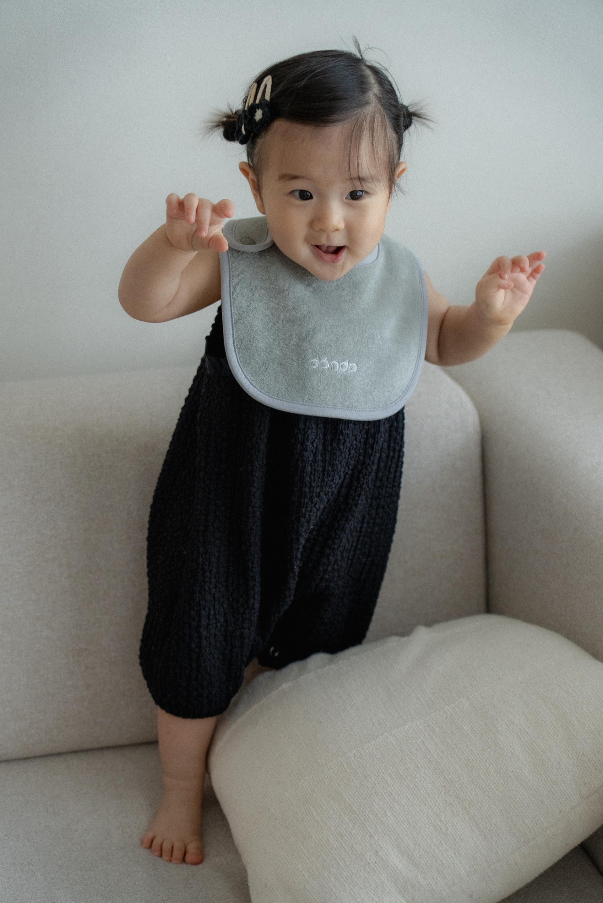 dánda terry bib (단다 테리빕) - deep yellow