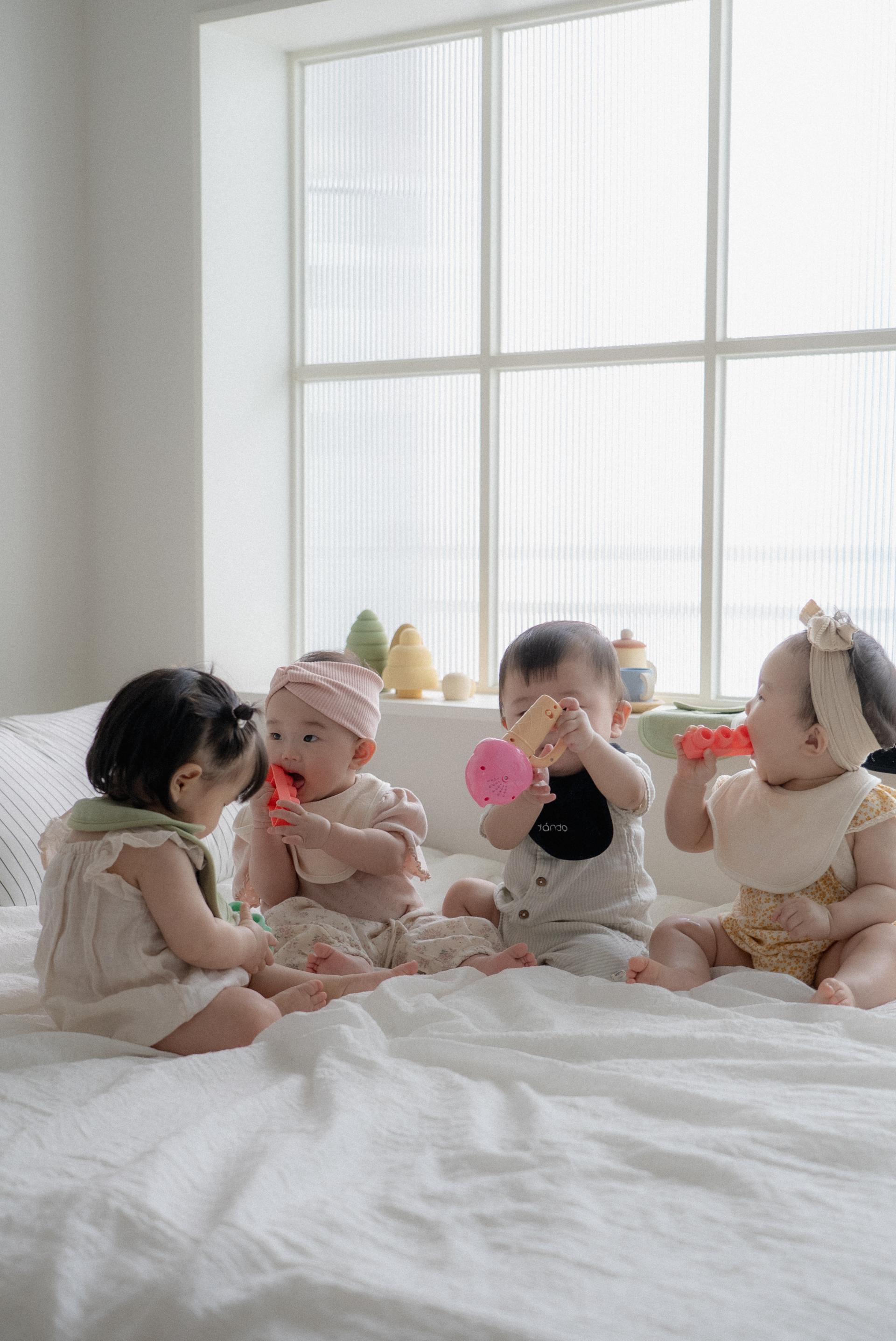 dánda terry bib 3 colors set (단다 테리빕 3종)