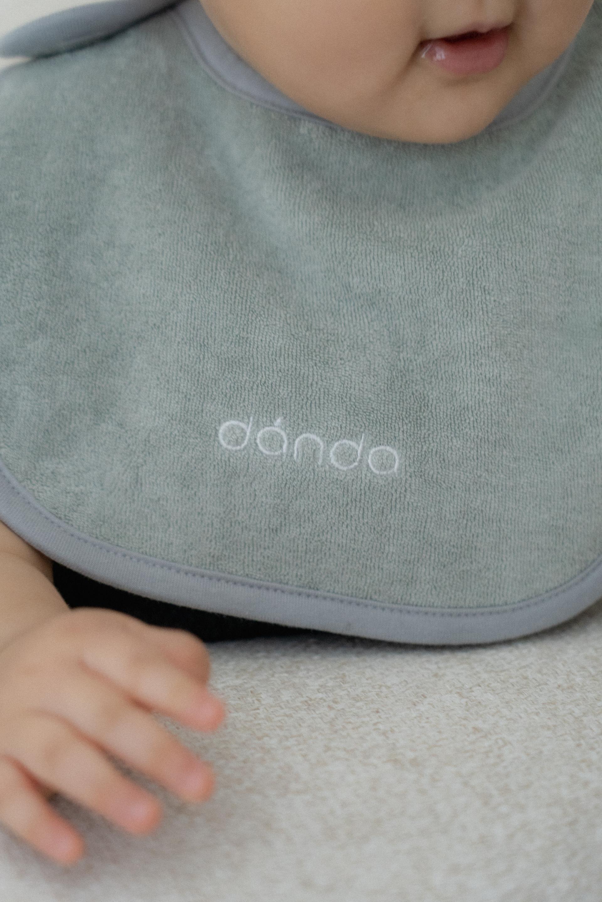 dánda terry bib (단다 테리빕) - deep yellow