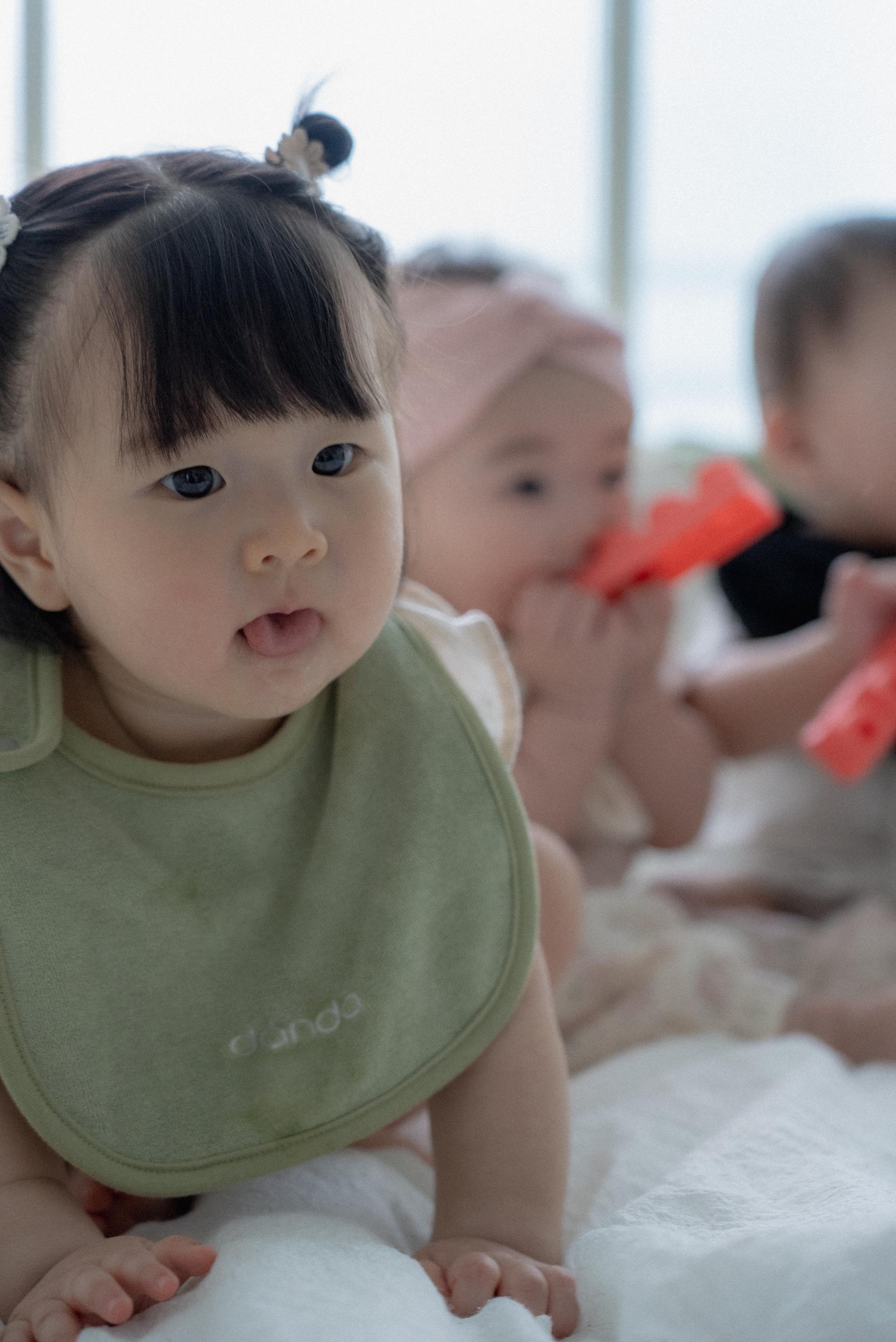 dánda terry bib (단다 테리빕) - olive