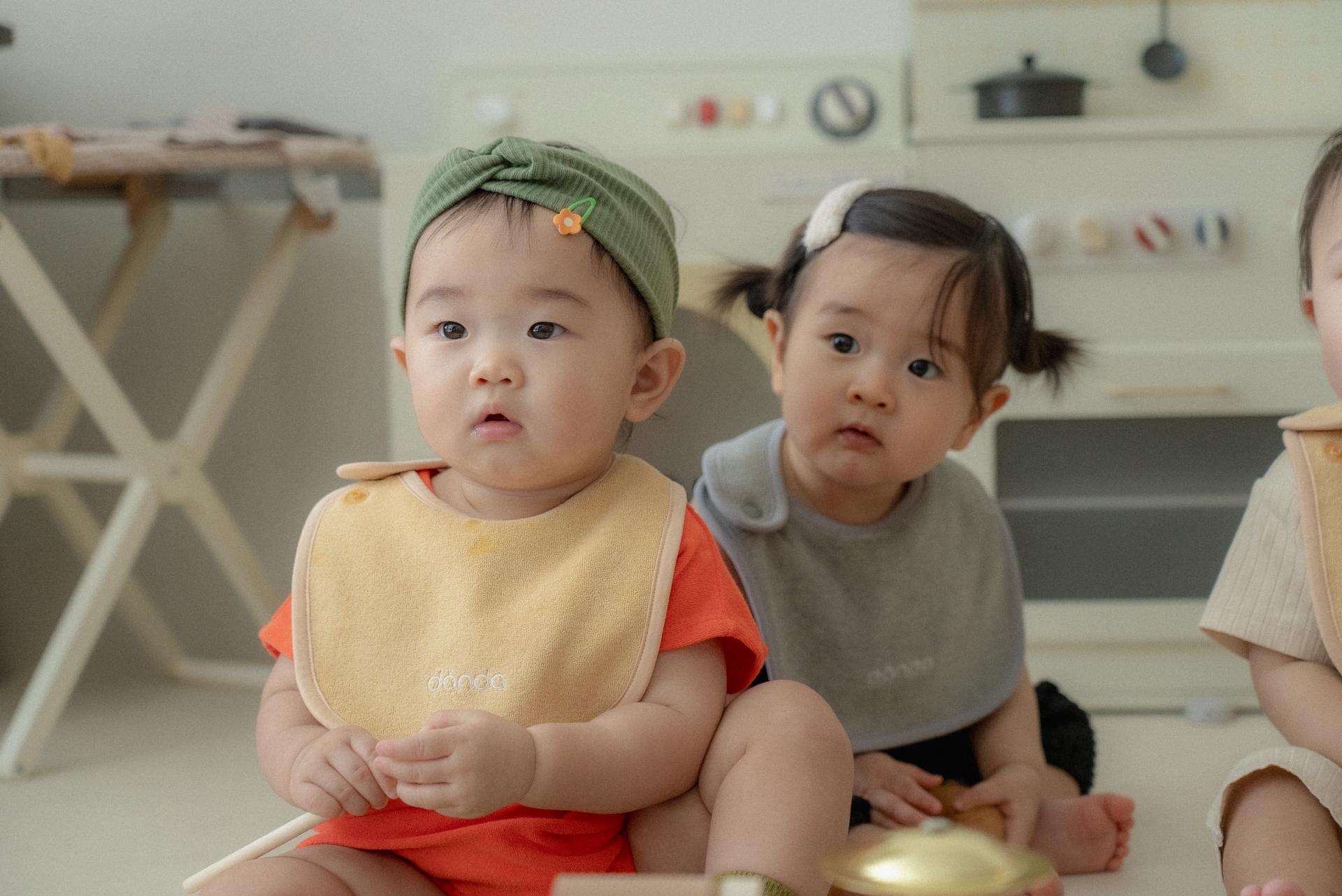 dánda terry bib (단다 테리빕) - deep yellow