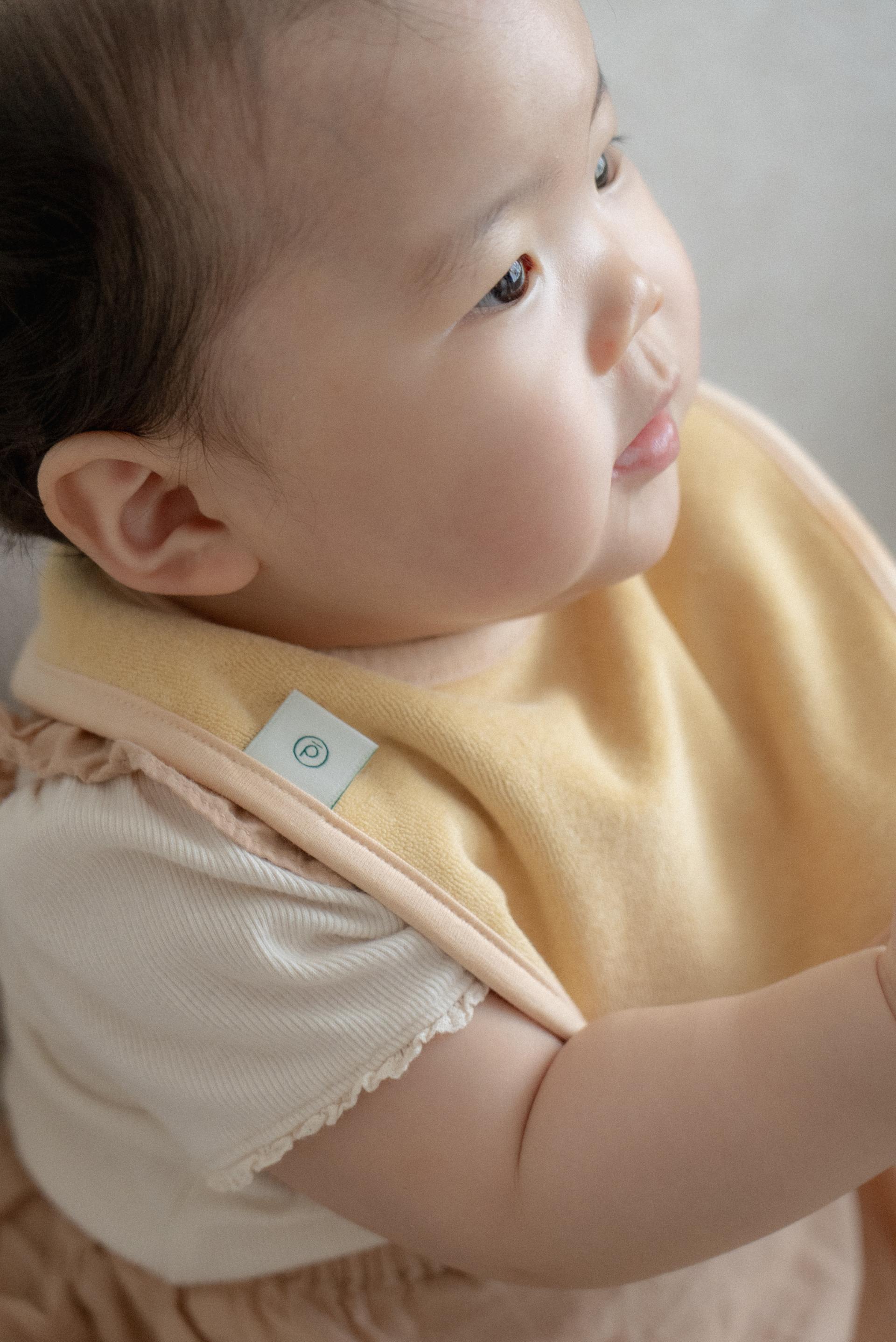 dánda terry bib (단다 테리빕) - deep yellow